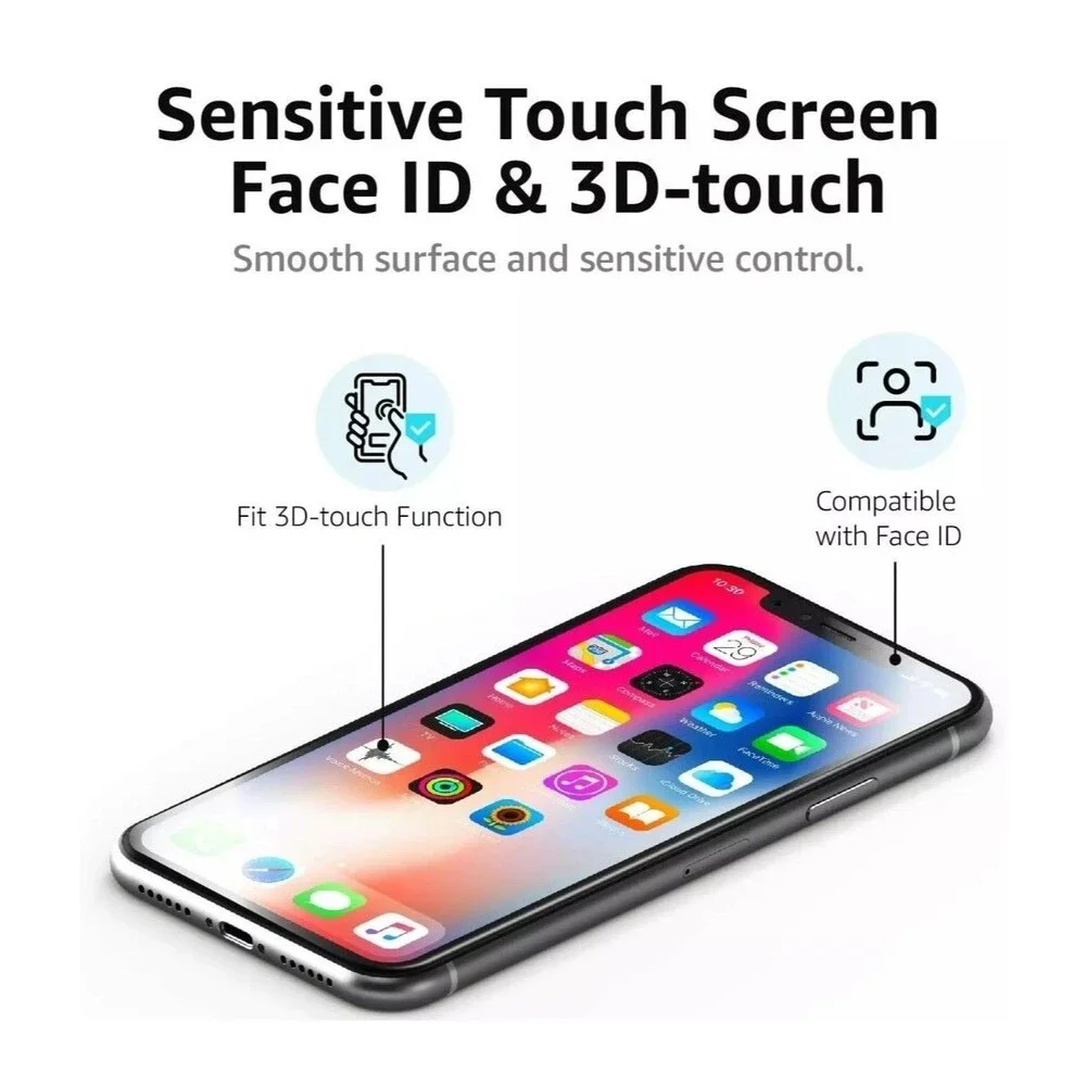 3X Tempered Glass Screen Protector For iPhone 16 Pro